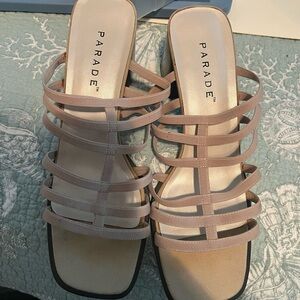 Parade Women's Strappy Heels - Beige